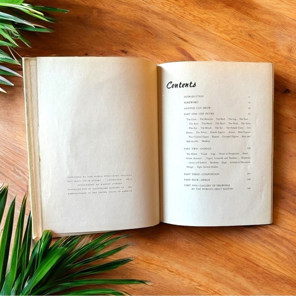 VINTAGE 1939 Anyone Can Draw! - Illustrated Art Instruction Book - Picture 5 of 9